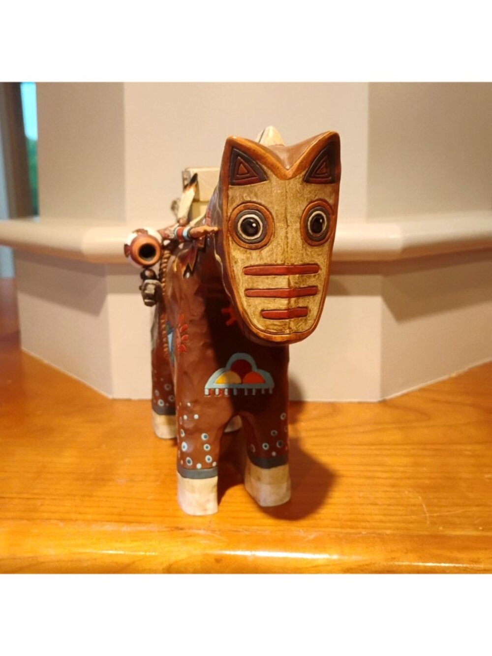 Robert Shields Storyteller Horse Figurine Large 7" Tall Resin Southwest Western - Picture 2 of 13